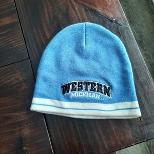 Western Michigan Light Blue Beanie